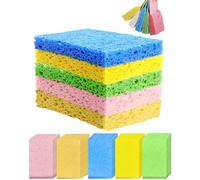 atnayo 40 Pack Cellulose Sponge, Non Scratch Kitchen Sponges Multipack for Kitchen Cleaning