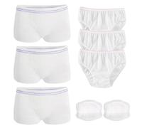 atnayo 6 Pack XL Net Knickers for Incontinence Pads,High Density Mesh Reusable Pants