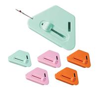 atnayo 6 Pcs Magnetic Seam Guide, 2-in-1 Adjustable Seam Guide with Built-in Seam Ripper for Sewing Machine