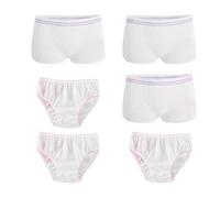 atnayo 6 Pcs XL Disposable Maternity Knickers after Birth, High Density Mesh C Section Post Partum Net Pants for Incontinence Pads, Postpartum Underwear White