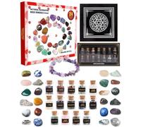 atnayo Crystal Advent Calendar 2025, 40 Pcs Advent Calendars Set for Exploring, Learning, Collection Xmas Gift