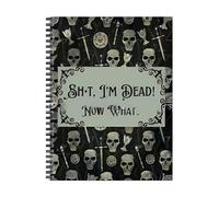 atnayo Funeral Planner Book, Death Planner Skeleton Notebook for Work Office School