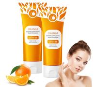 atnayo Orange Exfoliating Gel, 2 Pcs Peeling Cleanser Gel for Face,body
