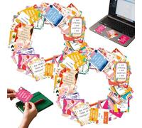 atnayo Positive Affirmation Cards for Kids, 100 Pcs Mini Motivational Card with Inspirational Quote for Employees, Students, Coworkers, Friend