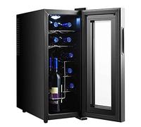 ATNCKS - 116L beer fridge cooler/small bar cabinet for soda, beer, wine, stainless steel glass door, small beverage dispenser, digital display