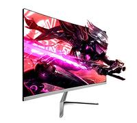 ATNCKS - 24 inch ultra-thin curved surface computer monitor, Full HD eye protection, LED external monitor, flicker-free and anti-glare, borderless design