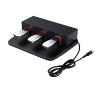 ATNEDCVH 3-Pedal for Digital Keyboard Piano,3 Pedal Unit for Yamaha P85 P95 P48 P105 P115 Electric Piano (Black)
