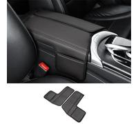 ATNVIDSG Center Console Cover Compatible with Mercedes Benz E Class W213 E200 E250 E300 E400 E450 2017-2023 and GLS Class C257 CLS450 2019-2023 Armrest Cover Pad Leather Cushion Protector with Pocket
