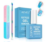 ATOANY Gel Polish Remover 15ml With File & Scraper - Professional, Easy & Quick Removal in 3-5 Minutes - Gentle on Nails