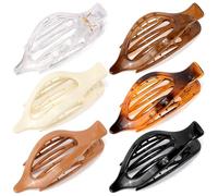 Atoden Flat Hair Clips for Long Thick Hair 6Pcs Large Hair Clips for Women