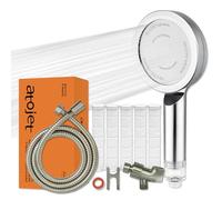 Atojet Premium Filter Shower Rooted in Korea’s Luxury Beauty Culture - Pure Carbon Filters for Softer Skin & Smoother Hair | Composite Filter l 6 Month Advanced Filtration Set (JNE300C-SET-6MO)
