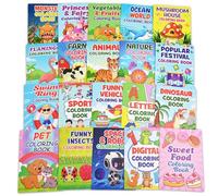 Atoke 20Pcs Colouring Books for Kids Ages4-8, Small Bulk Coloring Books for Children Ages 2-4, Birthday Party Favors Gifts Classroom Activity Supplies, Includes Dinosaur Animal and More