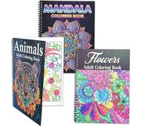Atoke 3 Pack Adult Colouring Books for Adults Relaxation,Colouring Books for Women to Relax, Anxiety and Depression
