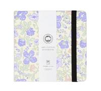 Atoke Watercolour Journal 16 x16cm,100% Cotton Watercolour Paper 140lb/300GSM,24 Cold Pressed Travel Watercolour Sketchbook for Art Painting, Drawing,Mixed Media