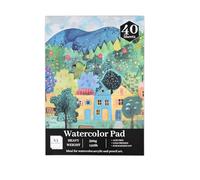 Atoke Watercolour Paper Pad,A4 Water Colour Paper,140lb/300gsm Artist Painting Drawing Paper Book,Art Supplies for Adults Kids,Watercolour Paint Set,Sketchbook,Journal