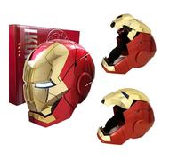 ATOKNG Iron-Man MK 5 Wearable Electronic Helmet: Voice & Remote Controlled, Perfect Super Hero Mask,Can Cosplay and Collectible Figures for Man and Teen for Halloween&Birthdayand&Christmas（Golden）