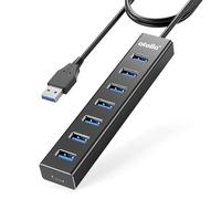 atolla USB 3.0 Hub, 8 Port USB Hub [100cm Cable, Aluminum, 5Gbps], Multi USB Extender Adapter for Desktop, Laptop, PC, Flash Drives, Mouse, HDD