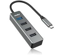 atolla USB C Hub, Aluminum USB C to USB Adapter with USB 3.0 Port & 3 USB 2.0 Ports for MacBook Pro/Air, iPad Pro, Chromebook, XPS and More…