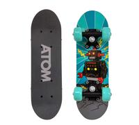 Atom 17" Skateboard For Beginners Or Pro's - Kids & Teenager Maple Skateboard With 3" PP Trucks - Mini Cruiser Complete Board - Suitable For All Aged