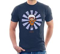 Atom Ant Retro Japanese Men's T-Shirt Navy Blue