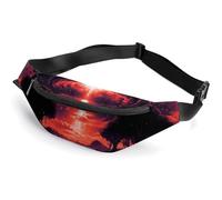 Atom Bomb Mushroom Cloud Belt Bag for Women Men Waist Bag Pouch with Adjustable Strap