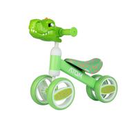ATOM Childrens Bobble Bike - Green Dinosaur