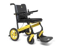 Atom Power Powerchair 12.1kg Lightweight Folding Mobility Wheelchair with Dual 200W Motors for Up to 12-Mile Range - 120kg Capacity, Compact Design