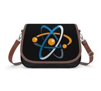 Atom Science Small Womens Crossbody Bags Shoulder Handbag with Adjustable Strap for Travel