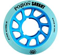 Atom Skates Poison Savant Skate Wheels Blue 8pk