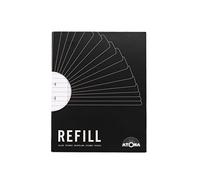Atoma A5 Ruled Paper Refill - 120 Pages Set of 2, White