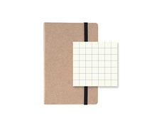 ATOMA Alain Berteau Notebook System A6 Recycled Cardboard Squared 5 mm