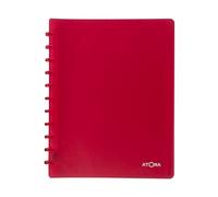 ATOMA Notebook System - Show Album - A4 - Red - 30 Transparent Sleeves