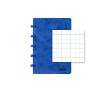 ATOMA Systeem Notebook - Traditional Colours Cardboard - A6 - Blue - Squared 5 mm