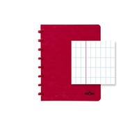 ATOMA Tutti Frutti Notebook System A5 Red Squared 4 x 8 mm