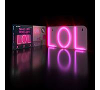 Atomi Smart Neon LED Light I Decorative Wall Art for Bedrooms, Bars & DIY Designs I USB Powered, 10 ft Cord - LOL -Pink