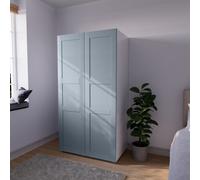 Atomia Matt Dusk Blue Double Wardrobe (H)1872mm (W)1000mm (D)580mm