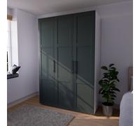 Atomia Matt Heritage Green 2 Drawer Triple Wardrobe (H)2247mm (W)1000mm (D)580mm
