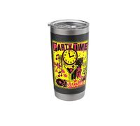 Atomic Age Mid-Century Cocktail Lounge Stainless Steel Insulated Tumbler