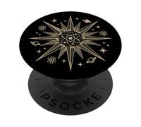 Atomic Age Physics Atom Retro Space Science PopSockets Adhesive PopGrip