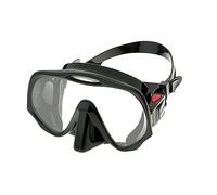Atomic Aquatics Frameless Mask for Scuba Diving and Snorkeling, Black, Standard Fit