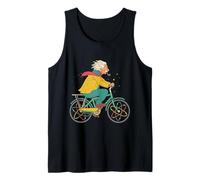 Atomic Bicycle Funny Science Professor Physics Chemistry Tank Top