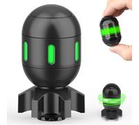 Atomic Bomb Fidget Spinner Toy, Transformable Metal Luminous Desk Toy Decor, EDC Fingertip Gyro, Stress Relief Gadget for Office Classroom Travel, Birthday Gifts for Adults Dad Teens Men Boys