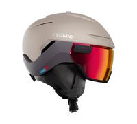 Atomic - Casque de ski - Savor GT Amid Visor Photo Sand for Women in Wool - Size 55-59 cm - Grey Grey 55-59 cm