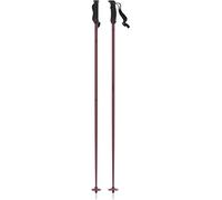 ATOMIC Cloud Maroon Ski Poles, Length 105 cm, Aluminium Ski Poles, Ergonomic Handle for More Grip, Pole with 60 mm Piste Plate, Beginners Poles