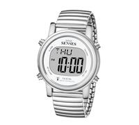 Atomic English Talking Digital Women/men Watch with Loud Alarm Clock for Visually impaired, Elderly or Blind by 5 Senses (1021)