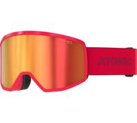 Atomic Four HD Snowboard/Ski Goggles, M Red Frame/Red HD Lens