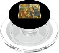 Atomic Love Vintage 1950s Comic Diner Romance Satire PopSockets PopGrip for MagSafe