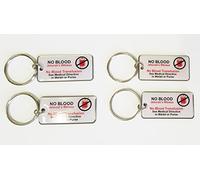 Atomic Market Epoxy Filled Jehovah's Witness No Blood Transfusion Key Chain (4)