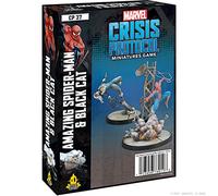 Atomic Mass Games , Amazing Spider-Man and Black-Cat: Marvel Crisis Protocol Minatures Game , Tabletop Minatures Game , Age 14+ , 2 Players , 45 Minutes Playing Time