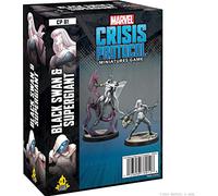 Atomic Mass Games | Black Swan & Super Giant: Marvel Crisis Protocol | Miniatures Game | Ages 14+ | 2 Players | 45 Minutes Playing Time